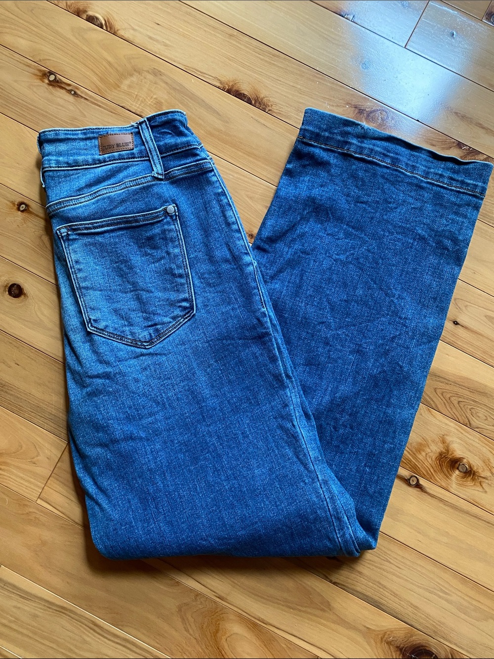 Judy Blue Wide Leg Denim Jeans - Comfortable Everyday Fit